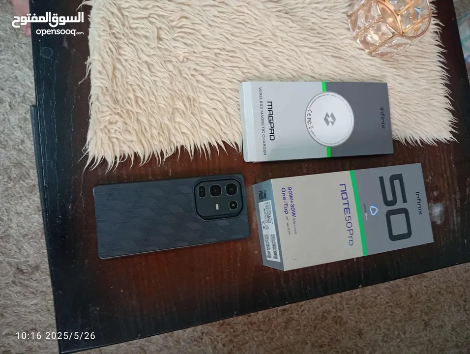 انفنكس نوت 50برو استخدام اسبوعين للبيع معه كل اغراضه