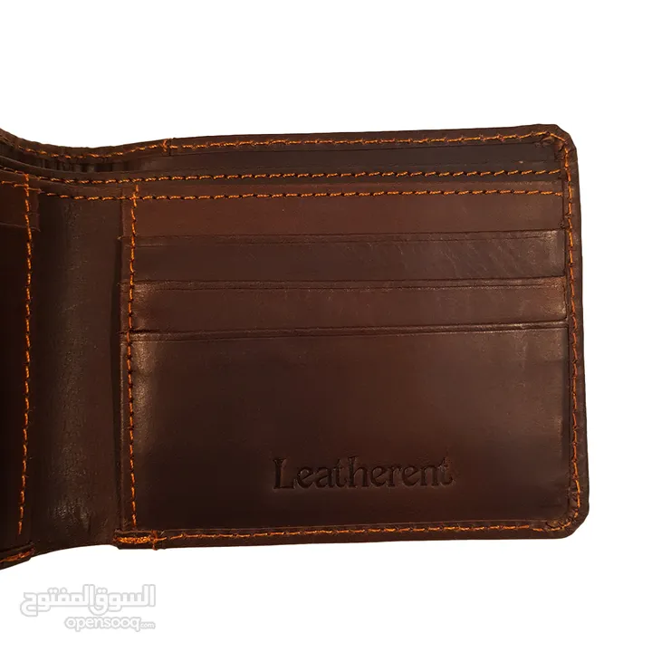 Dexter Bi-Fold Leather Wallet and Card Holder - Slim Fit Size