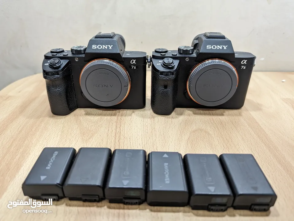 كاميرتين سوني  Sony a7 II  Sony a7 2 Canon 70-200 II