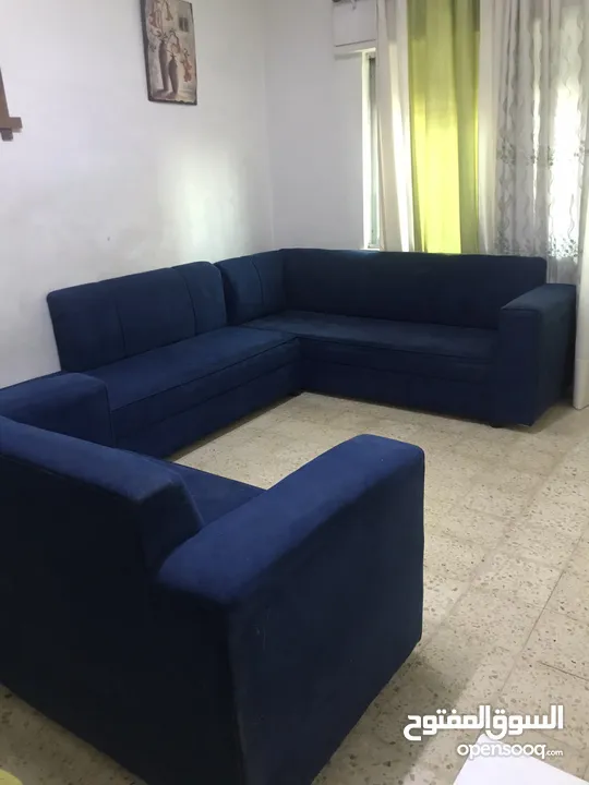 طقم كنب خشب تفصيل 9 مقاعد نظيف بحالة ممتازة