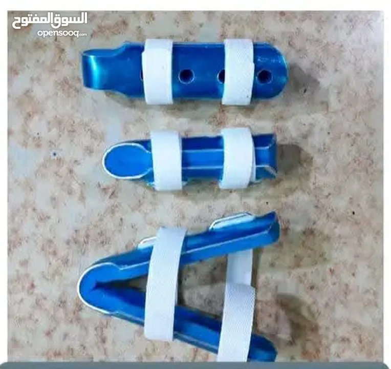 جبيرة الإصبع المصنوعة من الألومنيوم  دعامة دعم الإصبع المعدنية جبيره اصبع دعامه اصابع 3 قطع