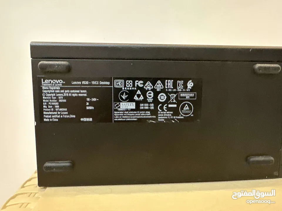 فرصة مميزة! كمبيوتر مكتبيLenovo بمعالج i3 الجيل الثامن+كيبورد أداء ممتاز للدراسة والعمل بسعر مناسب
