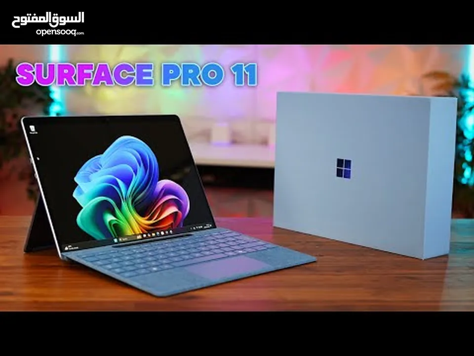 اجهزة مايكروسوفت سيرفيس برو أكس (Microsoft Surface Pro X SQ1)\RAM 8GB\256GB Nvme