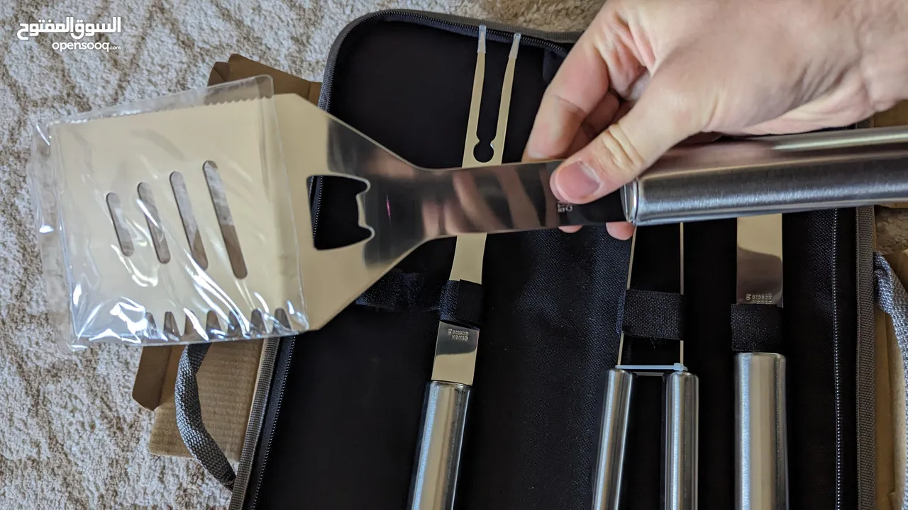 عدة ادوات شوي امريكية جيبسون BBQ Grill Set Gibson جديدة غير مستعمل