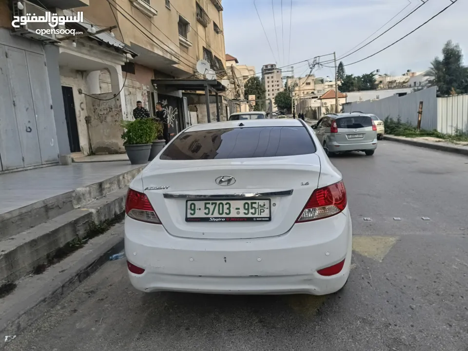 هونداي اكسنت 2015اربعه غيار 1600 بسعر حرق 39500