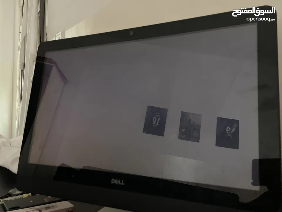 شاشة ديل و كومبيوتر في نفس الوقت متعددة الأستخدامات (نادرة وغير متوفره بكثره في الأردن)