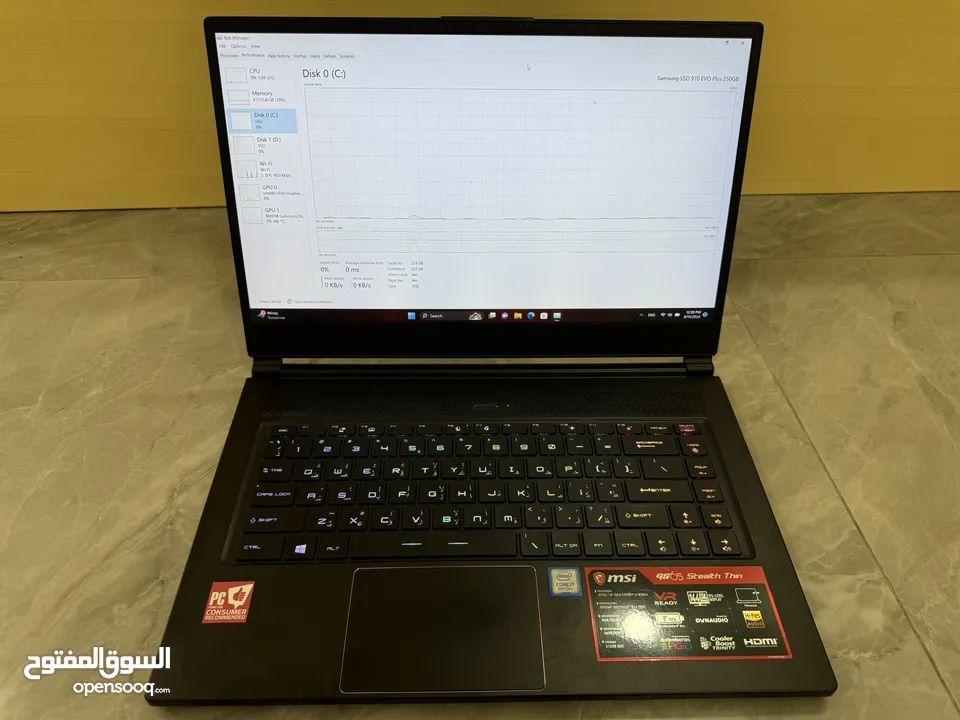 msi GS65 Stealth Thin 8RF لاب توب جيمنج