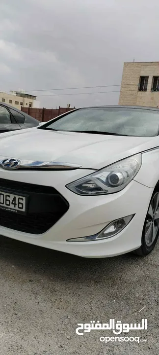 هونداي سوناتا فل كامل اعلا صنف فتحه سقف لون لؤلؤي سيارة بصلاة علئ النبي