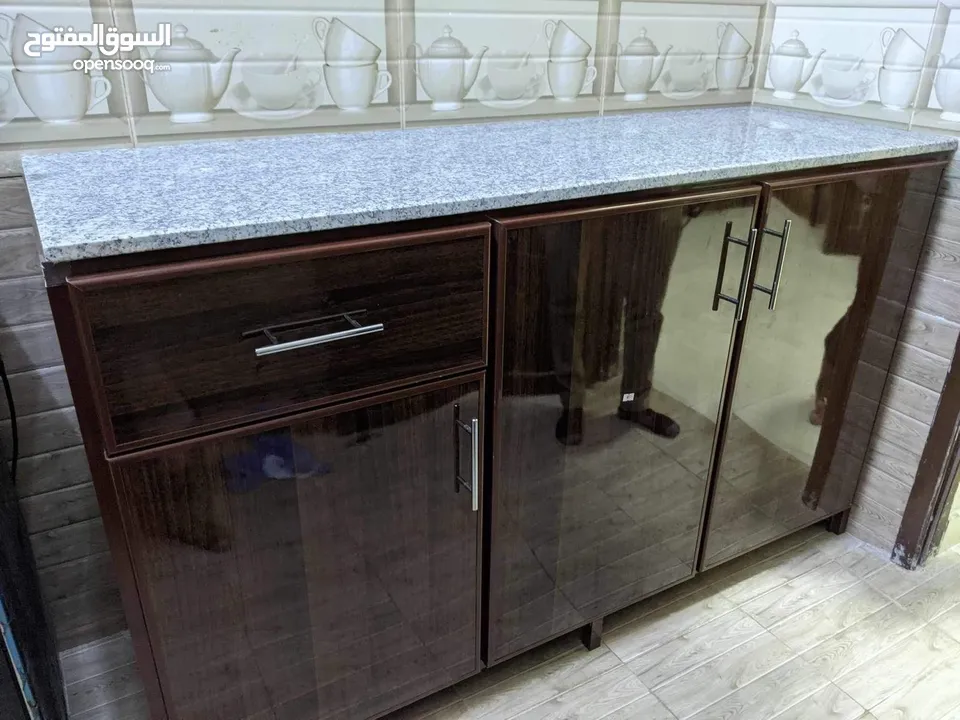 Aluminum kitchen cabinet new making and sale