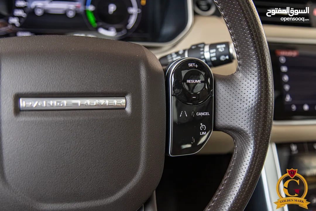 Range Rover Sport 2021 Hse Plug in hybrid  Black edition    السيارة وارد المانيا