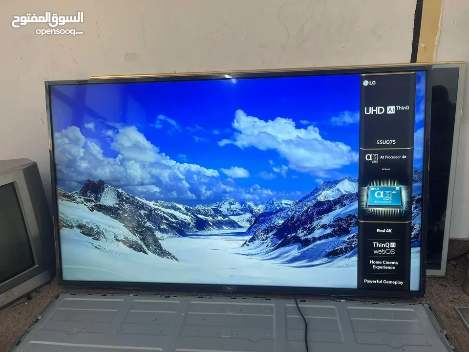 ‎تلفزيون LG Smart 4k ultra HD ‎55 بوصه الحجم