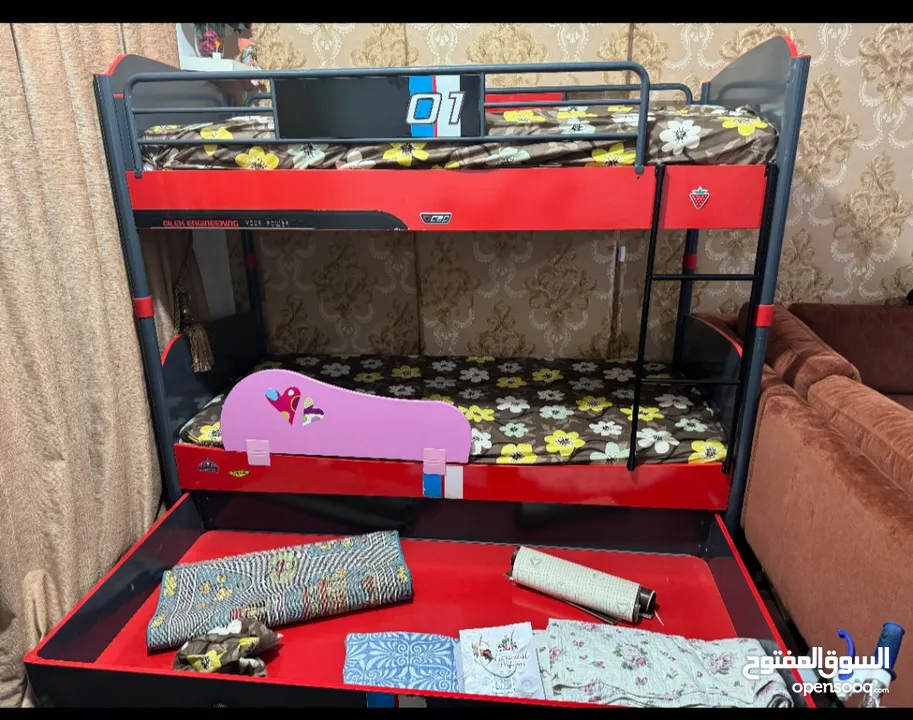 kids bunk bed original strabery brand