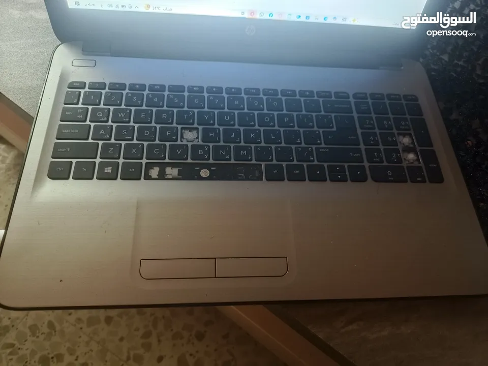 لابتب تش بي مواصفات بصور في ربع كبسات مش موجوده بس شغالي بطاريه شغالي كويسه جهاز كما هوا بصور