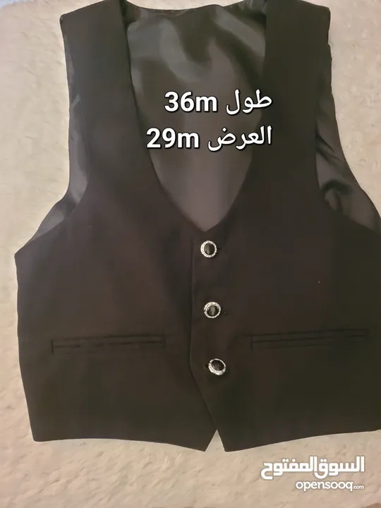 بدلة ولادي استخدام مرة واحده بأعتبار جديد مع كندرتها كل صورة عليه قياساتها