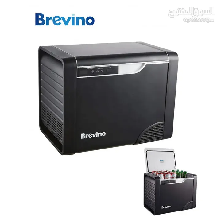 ثلاجة مبرد سعة 20 لتر للسيارة تعمل بالغاز brevino 20L portable refrigerator