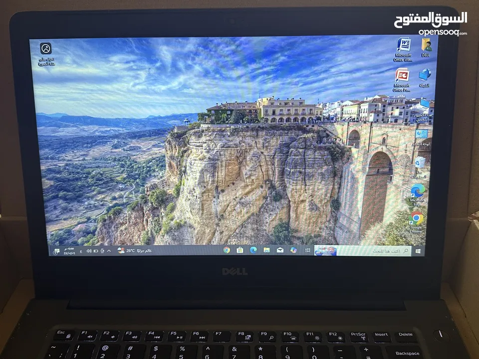 لابتوب dell رام 8 معالج i5 كيبورد مضيء سعرر مميز و بحالة ممتازة