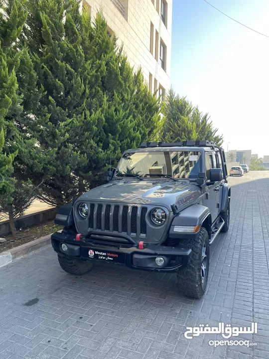 Jeep wrangler rubicon unlimited  الحبة الوحيدة والمميزة بالاضافات في البلاد