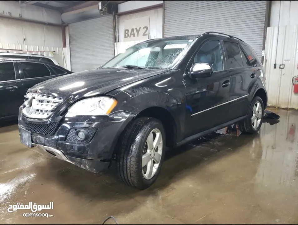 عرطه خياليه بنص سعر السوق للبيع بالطريق من امريكا  مرسيدس ML350 4Matic دبل موديل 2010 سياره كرت الصو