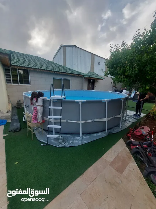 اكبر عرض وتحطيم للاسعار على مسبح انتكس INTEX SWIMMING Pool  بققطر 610سم وعمق رهيب 132سم