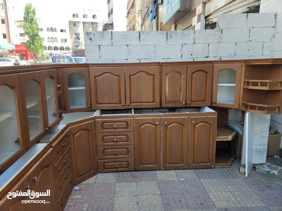 مطبخ خشب لاتية 18 ملبس بالكامل فورمايكا مكبوس من برا ومن جوا