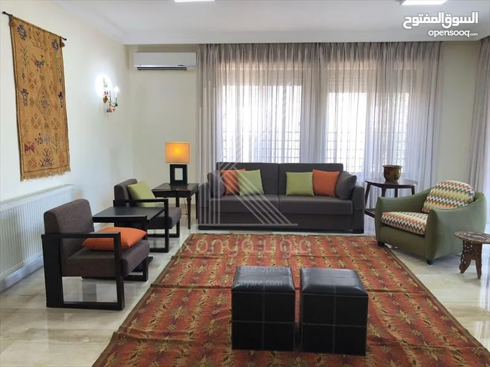 2nd Floor Furnished Apartment For Rent In Abdoun