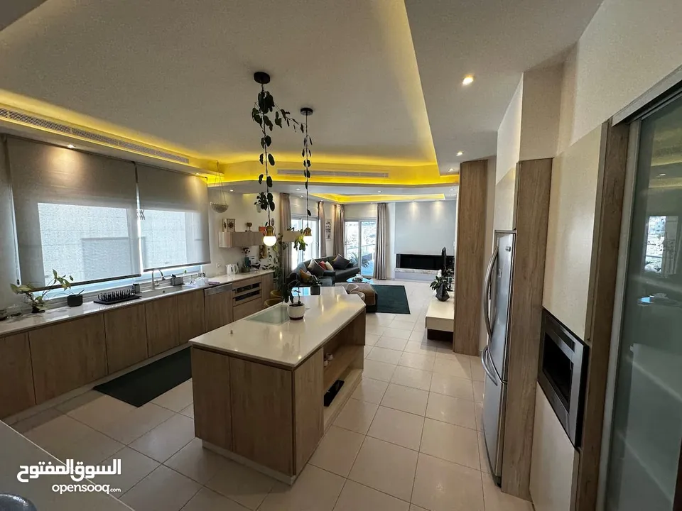 450m2 Luxury Furnished 3 bedroom semi villa with a garden & 2 Terraces infront of Al-thuheir