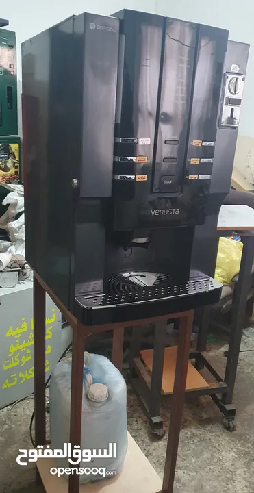 ماكينة صنع قهوة +مشروبات ساخنه