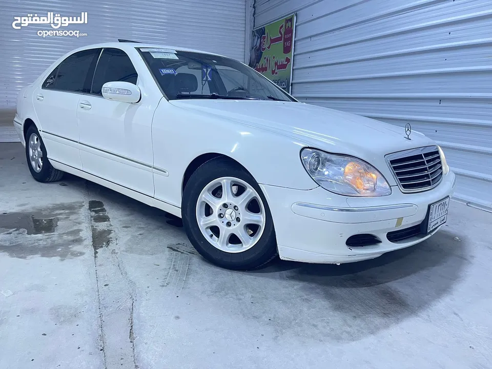 مارسيدس S 500 باب طويل فول مواصفات 2004 للبيع