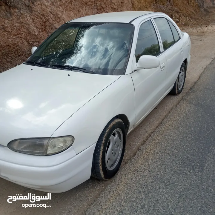 سياره اكسنت موديل 95 بحاله جيد جدا