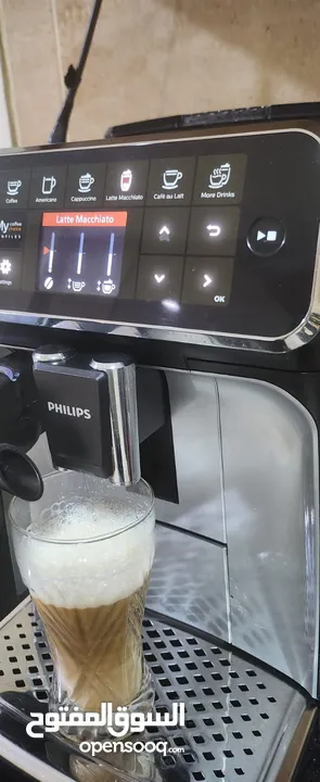 Philips espresso late go machine ماكنة فليبس تحضير القهوه و الكابتشينو