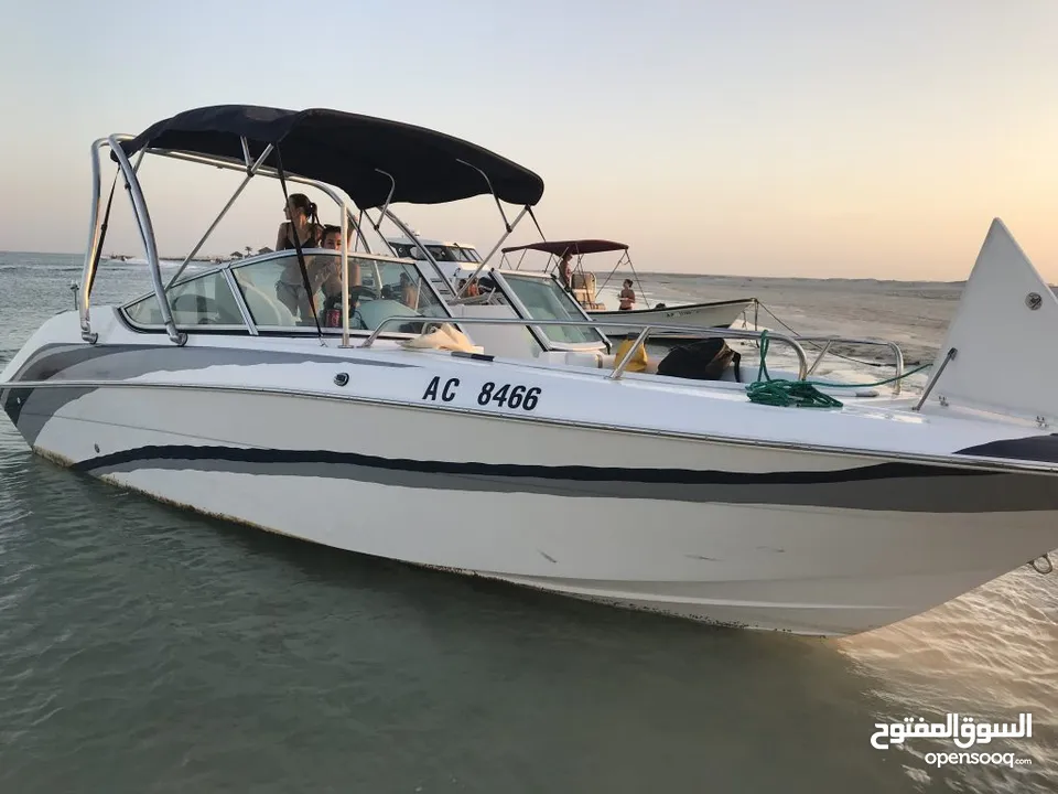 Sealine Boat Hannibal730 (24ft) full options , price without engine سعر القارب بدون محرك