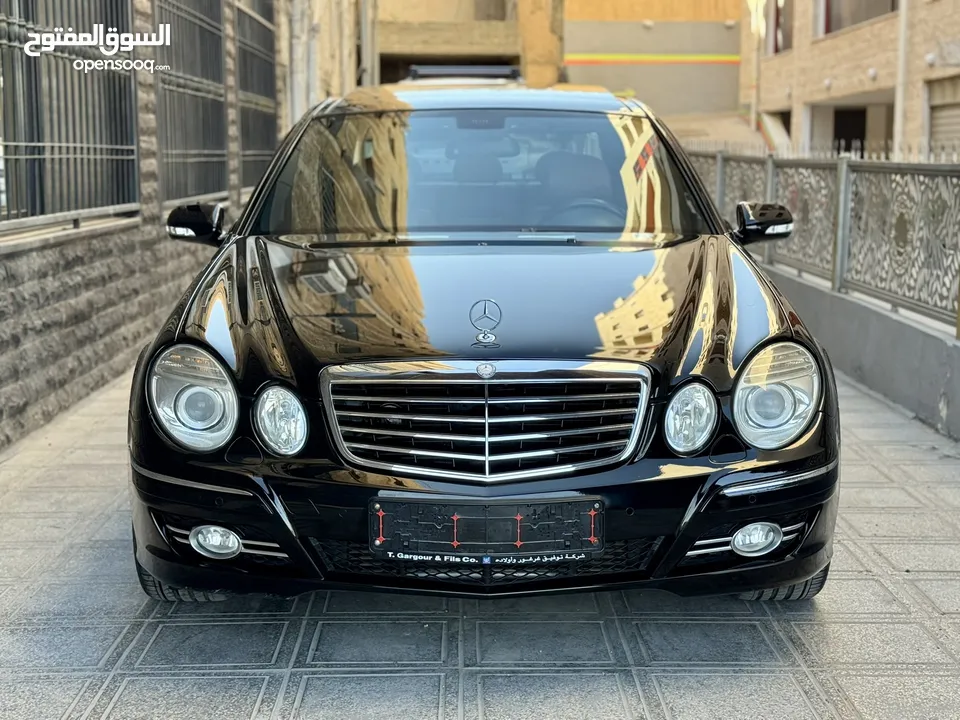مرسيدس E200 2009 فحص كامل avantgarde كاملة الأضافات وارد الشركة غرغور بحالة الشركة