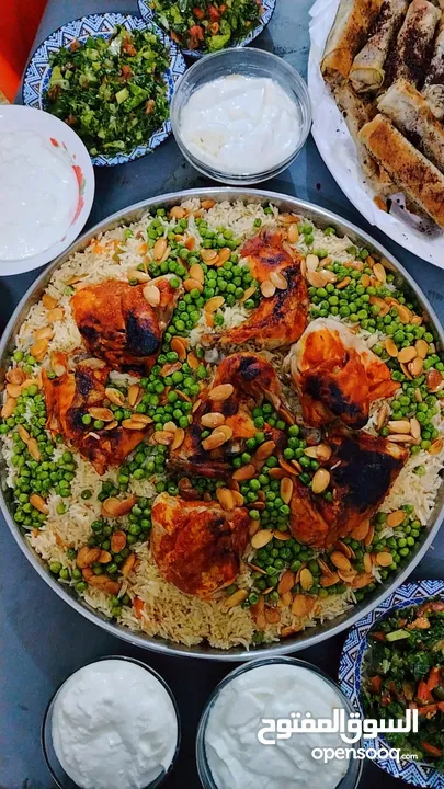مطبخ ام همام للطلب قبل بيوم للتواصي يوجد خدمه توصيل