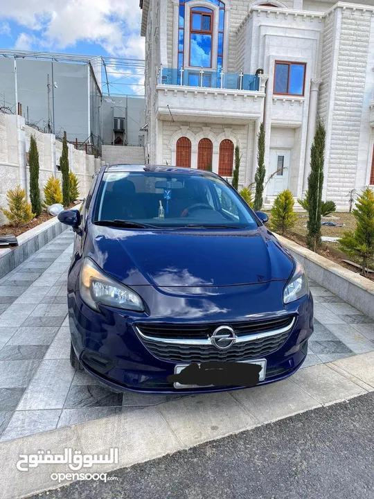 اوبل كورسا 2016 ماتور 1400 بنزين  سياره اقتصاديه خاليه من الضربات