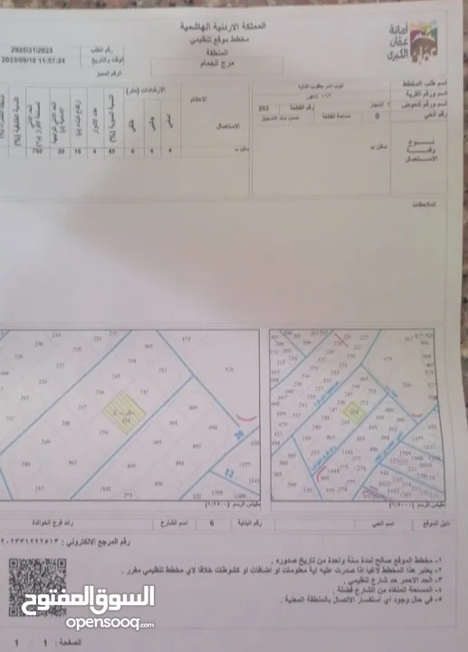 أرض لقطة في أجمل مناطق مرج الحمام تصلح لعائلة أو اسكان