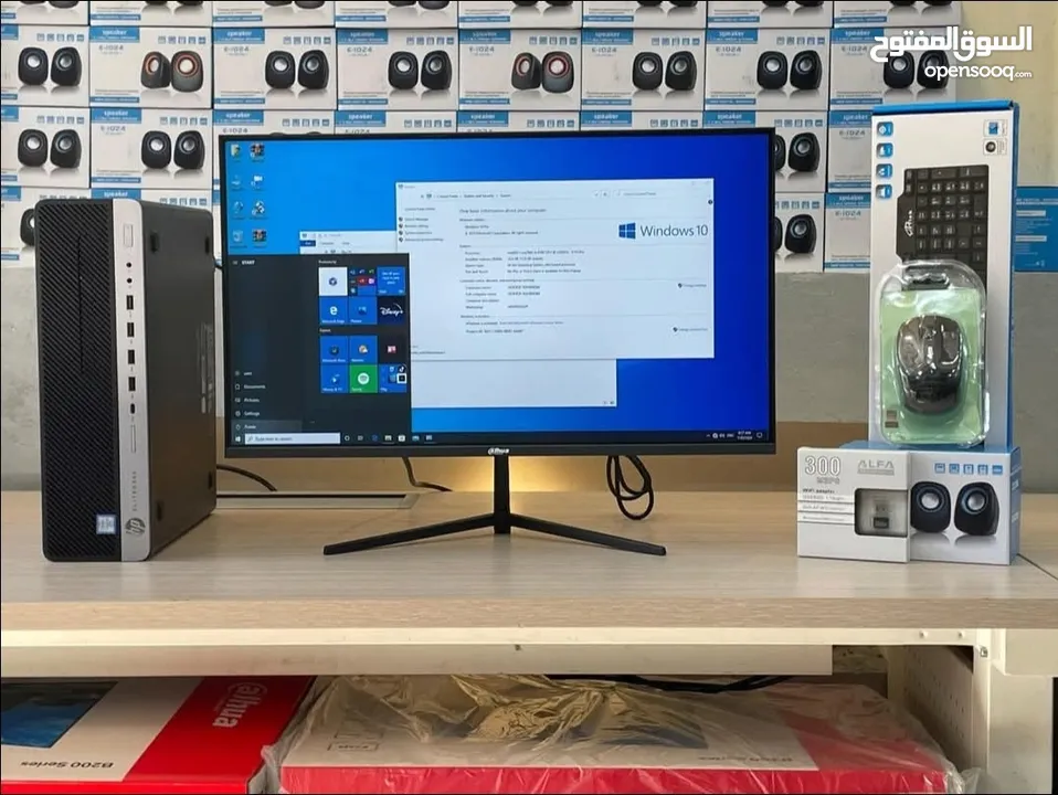 عرض نار كمبيوترات امريكيه COER I5 RAM 16GB  شاشة جديده 24 انش بمواصفات ممتازه جدا فقط