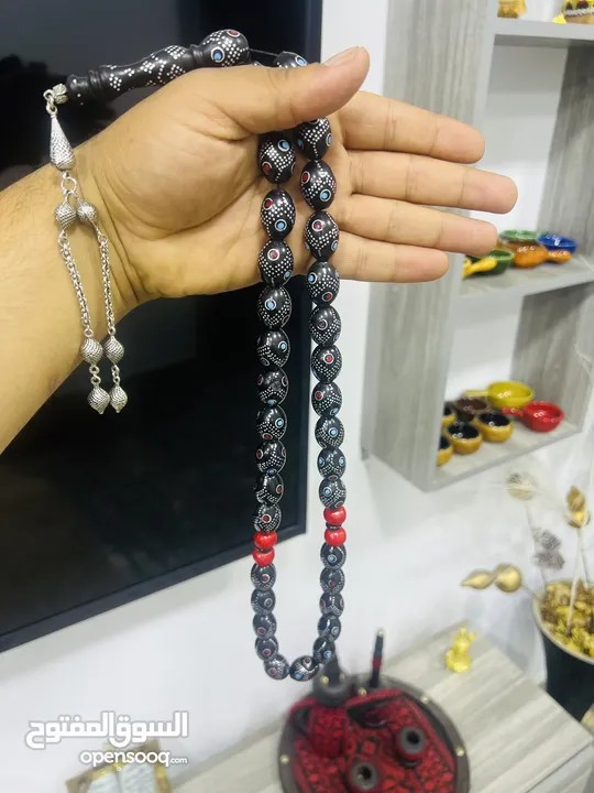 سبحه انتيك الأنتيك محمل شيوخ للمناسبات والتخزين فخامة وجمال وذوق ودلال الله يبارك لصاحب النصيب