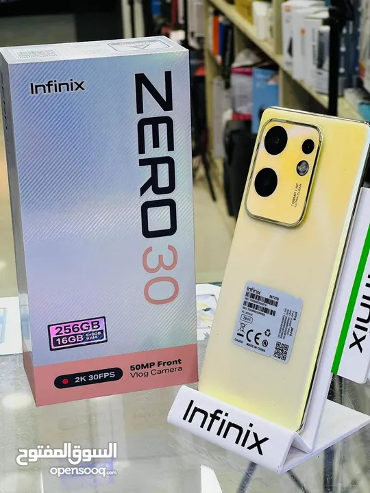 اخو الجديد بالكرتونة Zero 30 4g رام 16 ججيا 256 اغراضة والكرتونه الأصلية متوفر توصيل