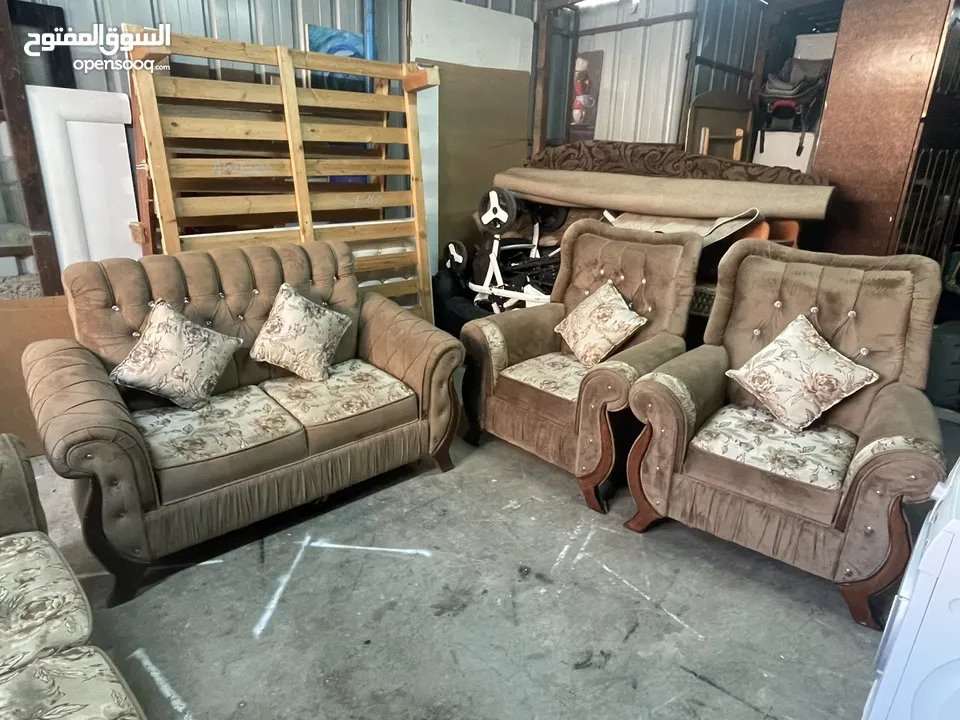 طقم كنب 7 مقاعد تفصيل بسعر حرق بس على 800