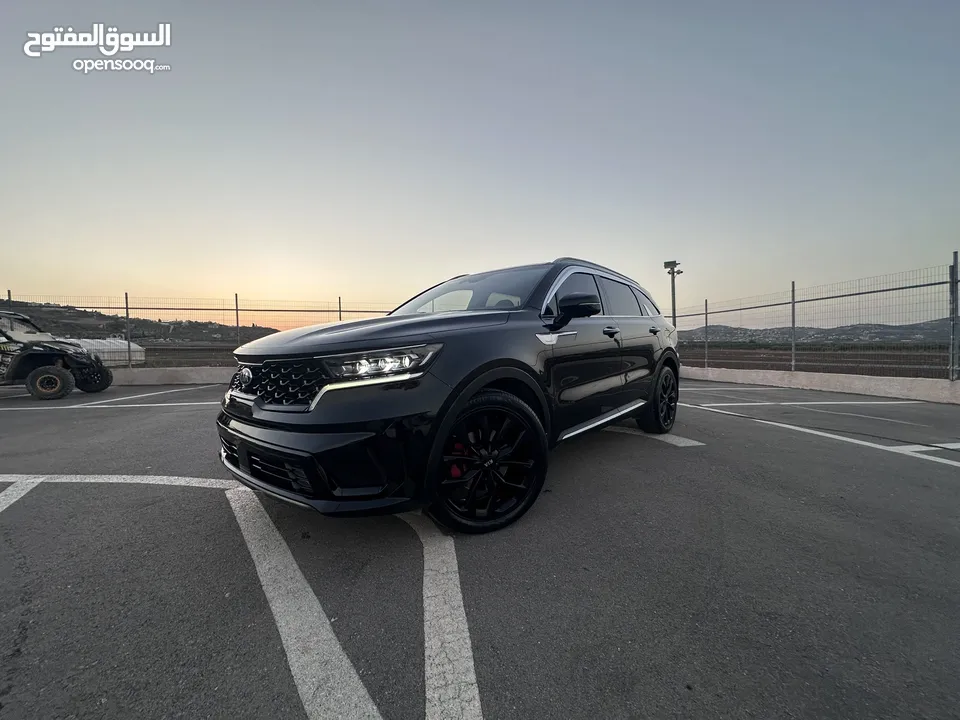 كايا سورينتو /2020 فل الفل  فتحة سقف بانوراما  2x4 ///200Hp  ديزل  2200cc  فل الفل مسكر بلاك