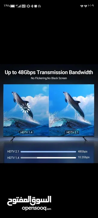 مدخل HDMI 8k 60HZ 2m to type c