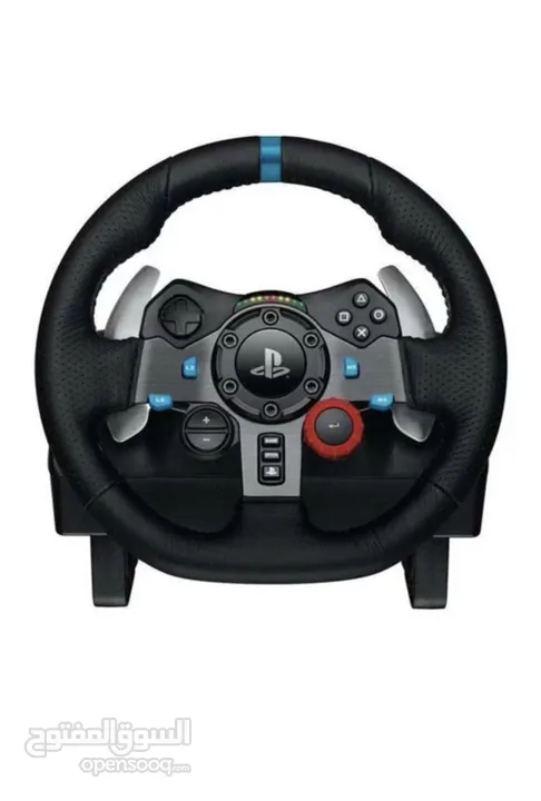 عجلة + ناقل حركة لألعاب السباق من مجموعة درايفينج فورس G29 يشتغل على pc +ps3+ps4 ps5