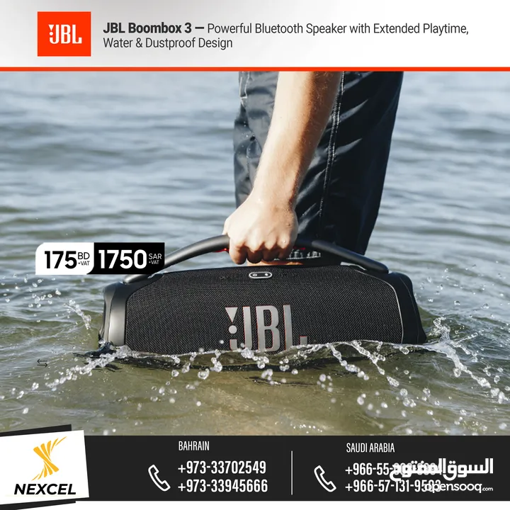 JBL Boombox 3 — Powerful Bluetooth Speaker