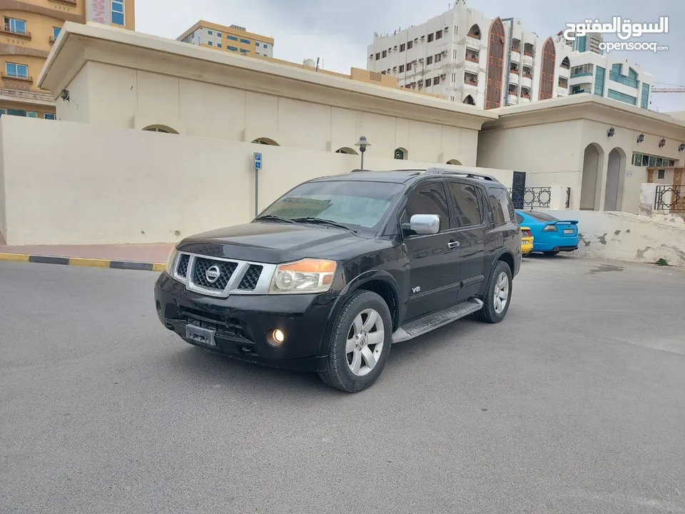 DHS 12500/= 2008 NISSAN ARMADA LE 4X4 خليجي فل اوبشن  2008 - ماشي تقريبا 400000 كم مكان التواجد فجير