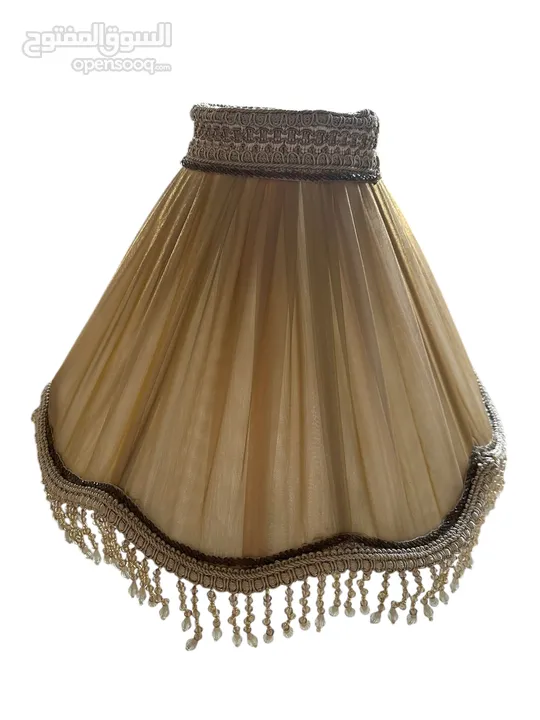 Handmade ceiling lamp shade for bedroom غطاء مصباح السقف لغرفة النوم شغل يدوي مستعمل بحالة ممتازة