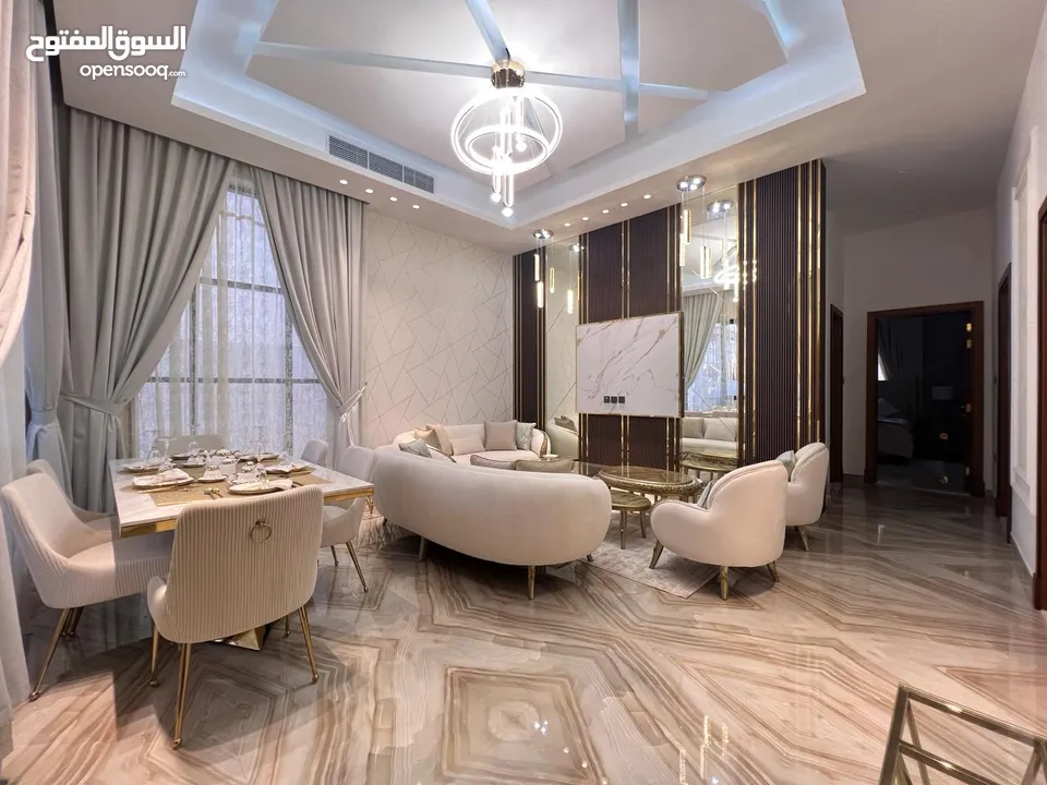 $$For sale, a villa in the most prestigious areas of Ajman, near the gardens, with furniture$$