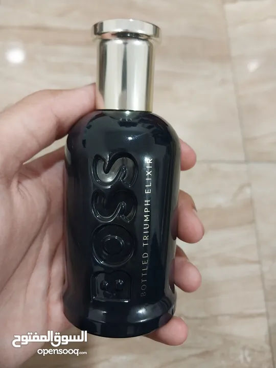 hugo boss bottled triumph elixer 100ml perfume orignal, used