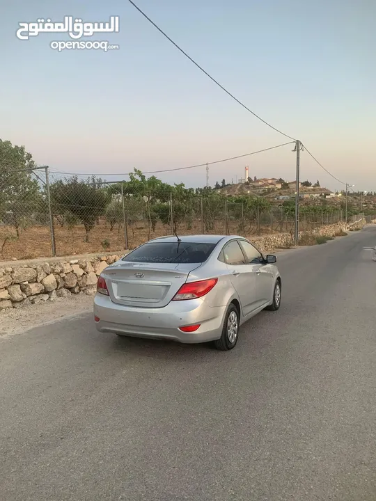 هونداي اكسنت 2015 سولار اتوماتيك اقتصادية جدا موجوده بالخليل