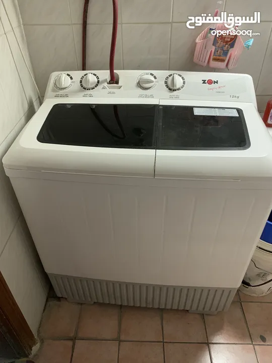 Zen 12kg semi automatic washing machine