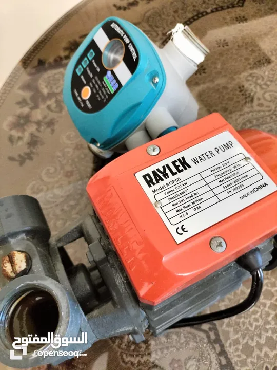 Raylek water pump+ automatic pump control 1/2 hours very good condition